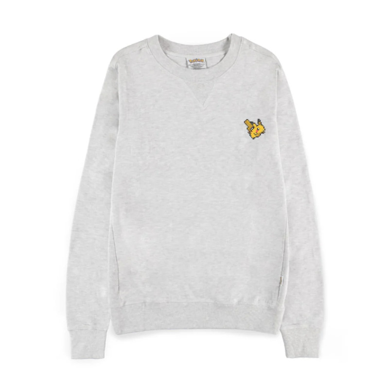 Difuzed Pokémon - Pixel Pika Crewneck Sweater - S - كنزة